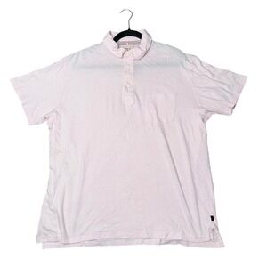 Relwen Polo Shirt Mens 2X Pink Excellent Short Sleeve Cotton Jersey Pocket